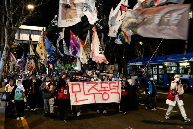 ▲민주동덕에 봄은 오는가 시위 사진ⓒ동더여대 재학생연합