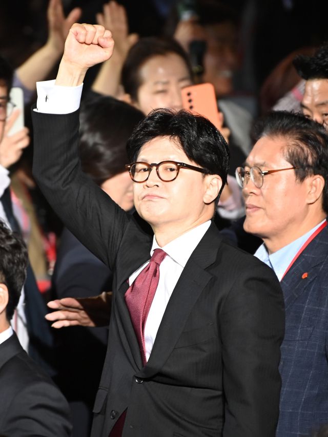 ▲국민의힘 한동훈 대선 경선 후보가 지난 3일 경기 고양시 킨텍스에서 열린 국민의힘 최종 대선 후보 선출을 위한 전당대회에 입장하고 있다. ⓒ연합뉴스