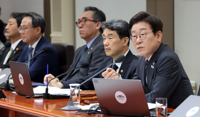 ▲이재명 대통령이 19일 용산 대통령실에서 열린 국무회의에서 발언하고 있다. ⓒ연합뉴스