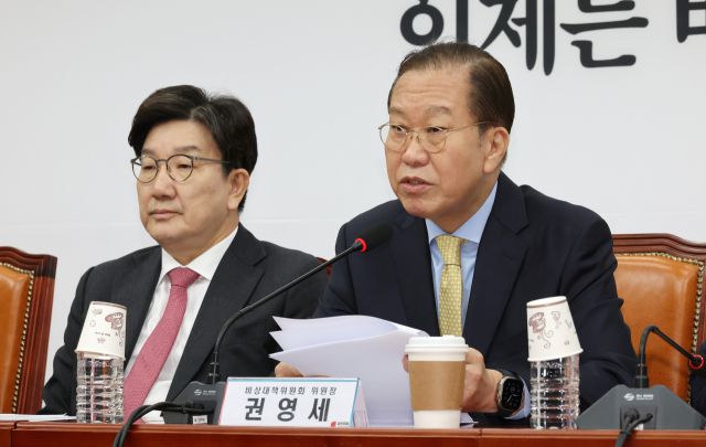 ▲국민의힘 권영세 전 비상대책위원장(자료사진). ⓒ연합뉴스