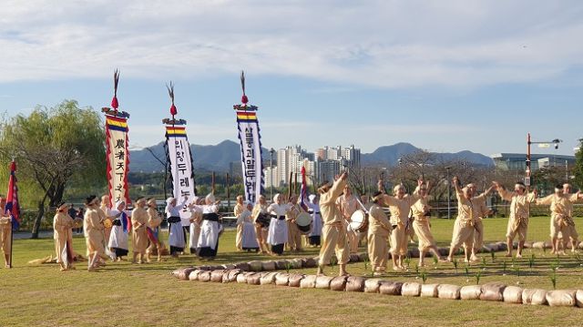 ▲의왕두레농악 공연 모습 ⓒ의왕문화원