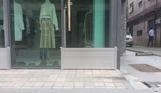 ▲침수 방지시설 차수판 설치ⓒ군산시