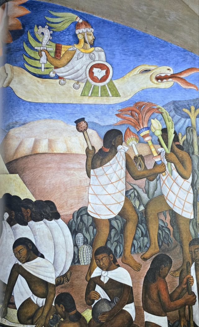 ▲ 멕시코 역사 중 인디오 시대를 그린 1부 작품들 ⓒ손호철