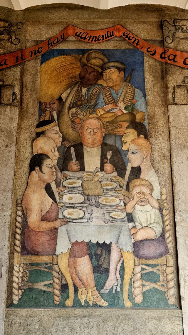 ▲ '자본가 3부작' 중 '자본가의 만찬' ⓒ손호철