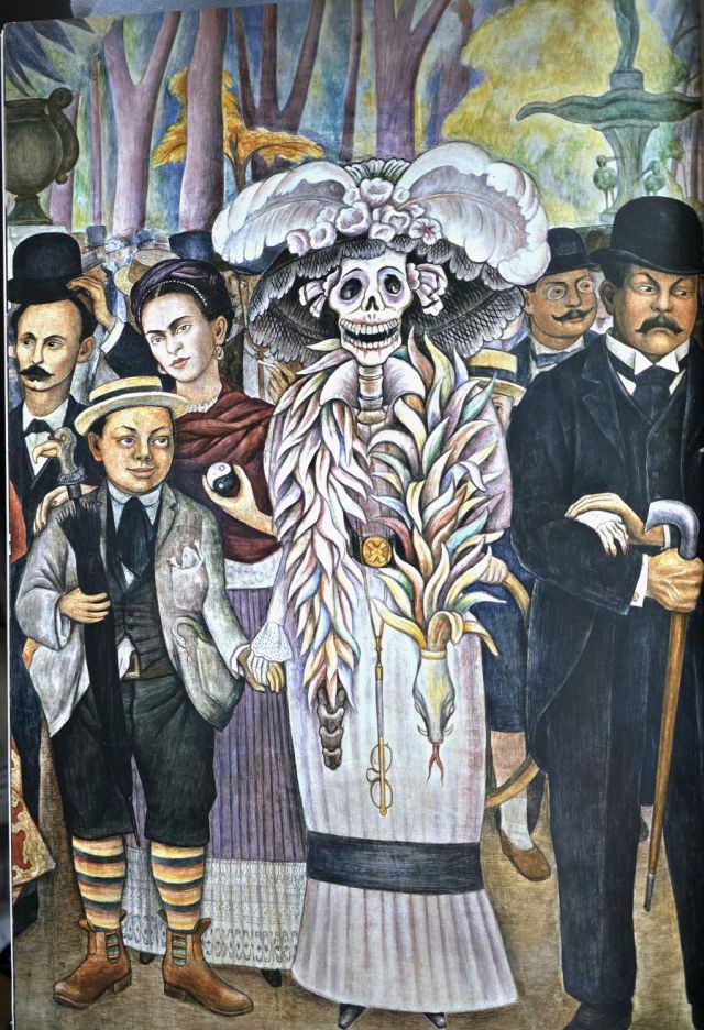 ▲ '알라메다 공원 토요일 오후의 꿈'에 그려진 인물들 ⓒ손호철