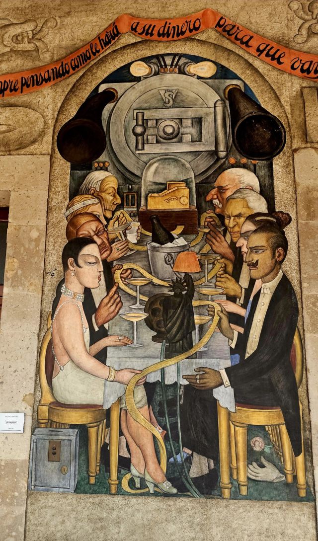 ▲ 리베라의 '자본가 3부작' 중 하나인 '월스트리트의 향연' ⓒ손호철