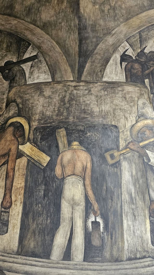 ▲ 힘겨운 노동자들을 그린 리베라의 노동자 시리즈 ⓒ손호철