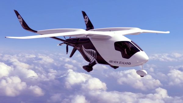 베타 테크놀로지스의 소형 전기 항공기 [사진: 에어 뉴질랜드]