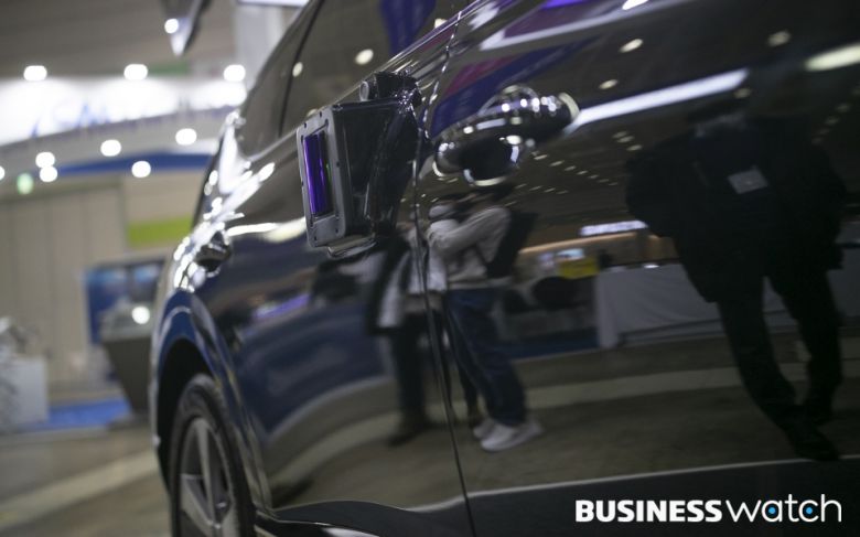 자율주행의 선행 기술은 '라이다' 기술이 적용된 자율주행 차량이 선보여지고 있다. /사진=이명근 기자 qwe123@