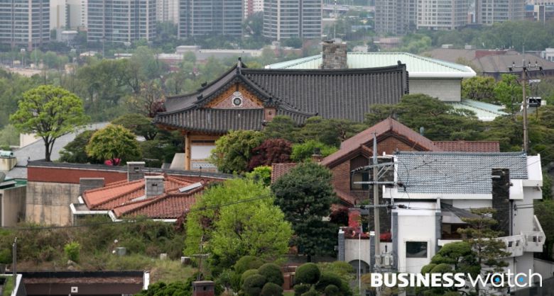 2014년 촬영한 서울 용산구 소재 고 이건희 회장 자택/사진=이명근 기자 qwe123@