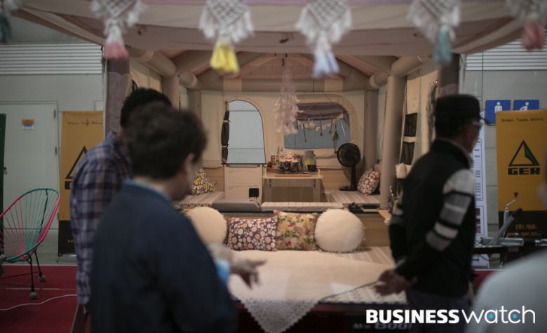 감성캠핑이 대세 /사진=이명근 기자 qwe123@