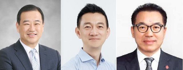 2022 롯데그룹 임원인사에서 주요 보직에 발탁된 '비(非) 롯데맨'. (왼쪽부터)김상현 유통군 총괄대표 겸 롯데쇼핑 대표이사, 안세진 호텔군 총괄대표 겸 호텔롯데 대표이사, 정준호 롯데쇼핑 백화점사업부 대표 부사장. /사진=롯데그룹 제공.