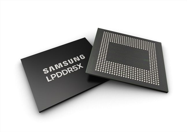 삼성전자 LPDDR5X D램./사진=삼성전자 제공
