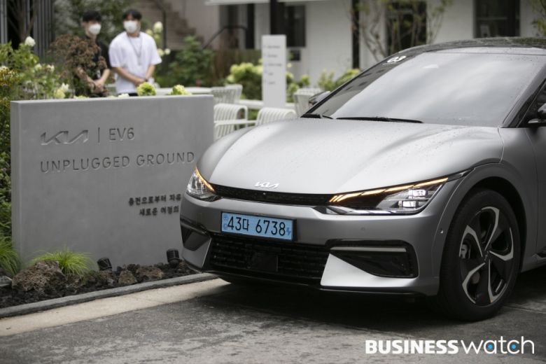 기아차 EV6 언플러그드 그라운드/사진=이명근 기자 qwe123@
