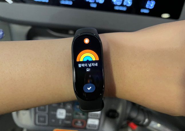 샤오미 미밴드7./사진=백유진 기자 byj@