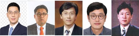 11일 위촉된 1기 신도시 총괄기획가. 왼쪽부터 김준형 명지대 부동산학과 교수(고양시), 김기홍 홍익애 환경개발연구원 수석연구원(성남시), 송하엽 중앙대 건축학부 교수(부천시), 이범현 성결대 도시디자인 정보공학과 교수(안양시), 김용석 한국교통대 도시교통학과 겸임교수(군포시)./국토교통부