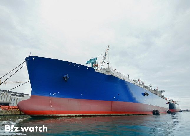 현대중공업이 건조 중인 선박 모습 /사진=현대중공업