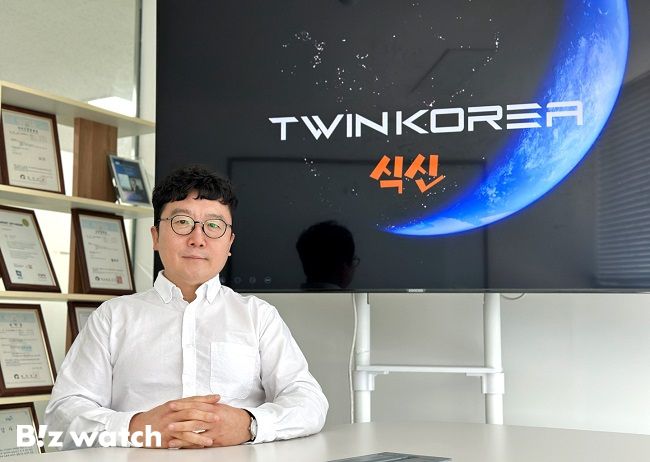 안병익 식신 대표가 비즈워치와 인터뷰하고 있다./사진=비즈워치