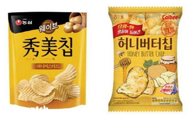 수미칩과 허니버터칩 / 사진=각 사제공