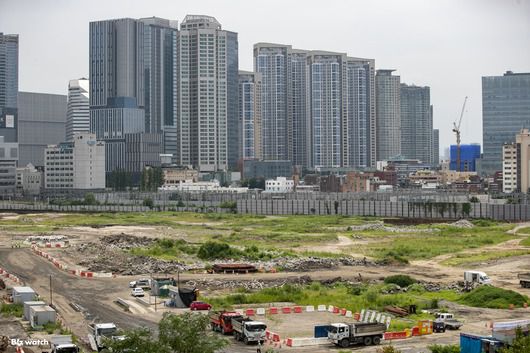 분주한 용산 정비창 부지 /사진=이명근 기자 qwe123@