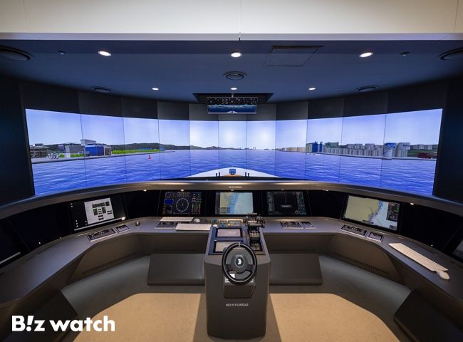HD한국조선해양 '디지털융합센터' 모습./사진=최지훈 기자 jhchoi@