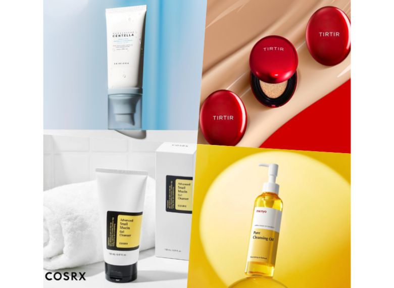(왼쪽 윗줄부터 시계방향)스킨1004, 티르티르, 마녀공장, 코스알엑스 제품 /사진=각 사
