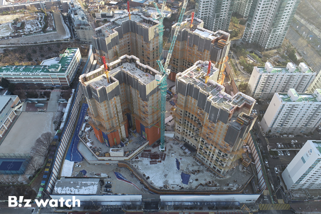 작년말 홍실아파트 재건축 현장 전경 /자료=강남구