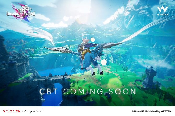 웹젠이 '드래곤소드'의 CBT 일정을 오는 8일 티저 홈페이지를 열고 공개한다./사진=웹젠 제공