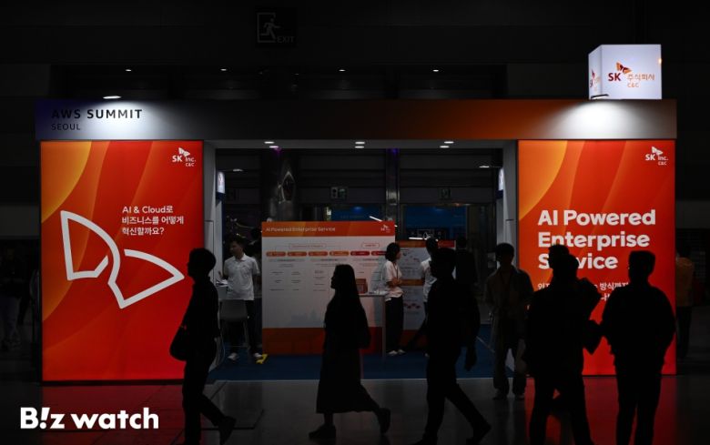 14일 서울 강남구 코엑스에서 '아마존웹서비스(AWS)서밋 서울'이 개최되고 있다./사진=이명근 기자 qwe123@