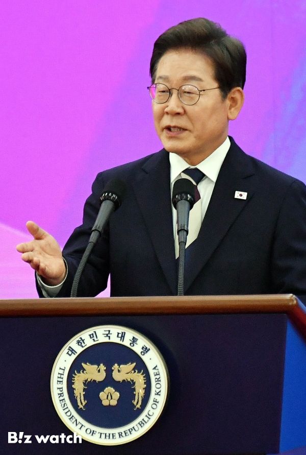 4일 서울 국회 로텐더홀에서 이재명 제21대 대통령 취임식이 개최되고 있다./사진=이명근 기자 qwe123@