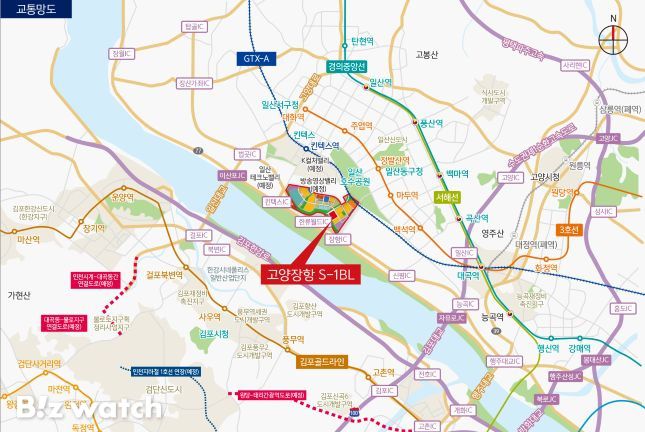 고양장항 S-1 위치도/자료=LH 제공