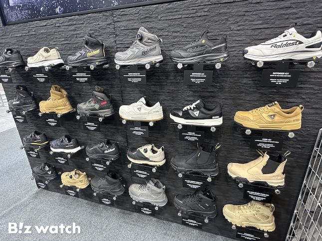 볼디스트의 안전화들. / 사진=정혜인 기자 hij@