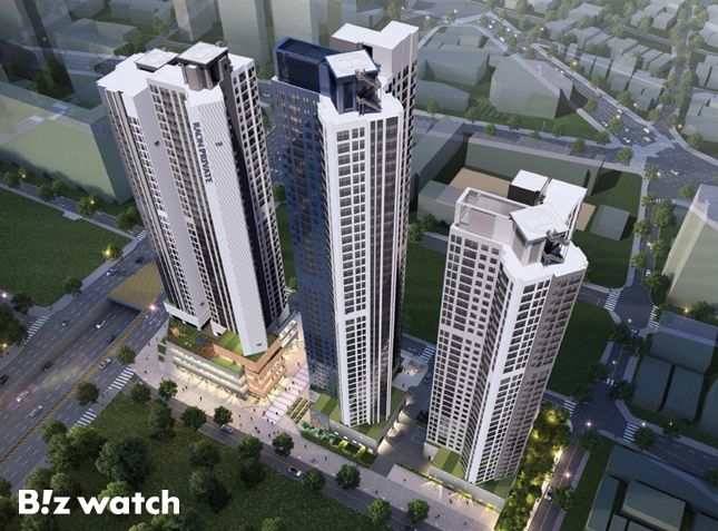 숭의역 라온프라이빗 스카이브 조감도/자료=라온건설