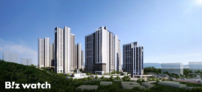 춘천동문디이스트어반포레 투시도/자료=동문건설 제공