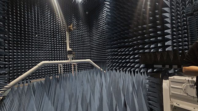 한국전파진흥협회(RAPA)의 IoT 기술지원센터 내 안테나 측정 시스템. /사진=비즈워치