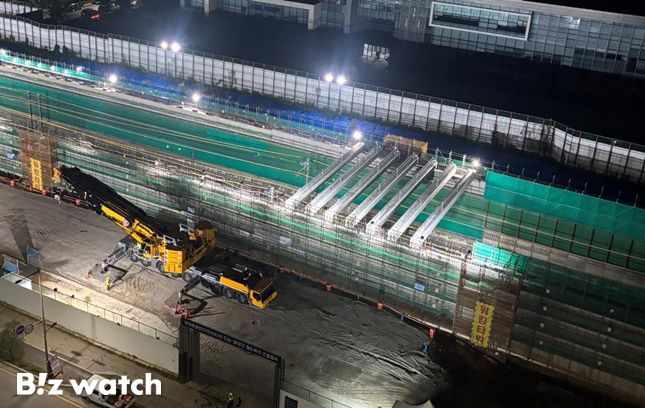 경의중앙선 도농~양정 구간 철도복개공사 현장/사진=한국철도공단