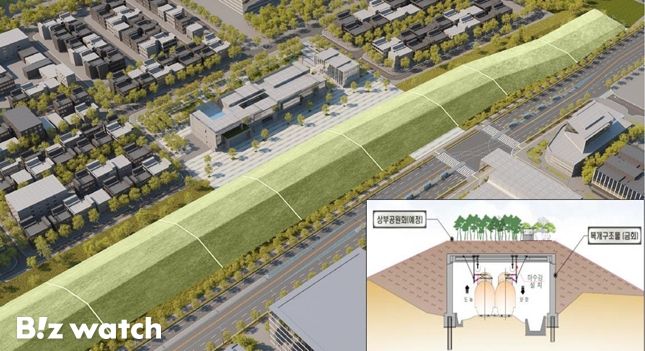 복개공사 구간 조감도/자료=한국철도공단