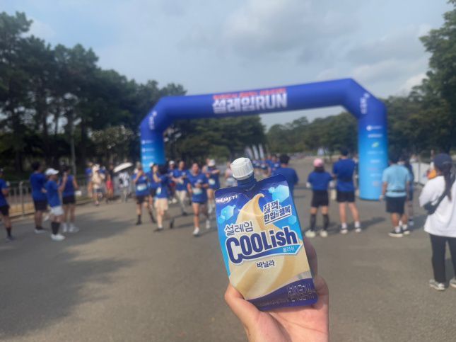 완주후 받은 설레임 쿨리쉬 바닐라/사진=김다이 기자 @neverdie