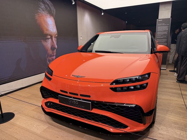 GV60 마그마 콘셉트./사진=백유진 기자 byj@