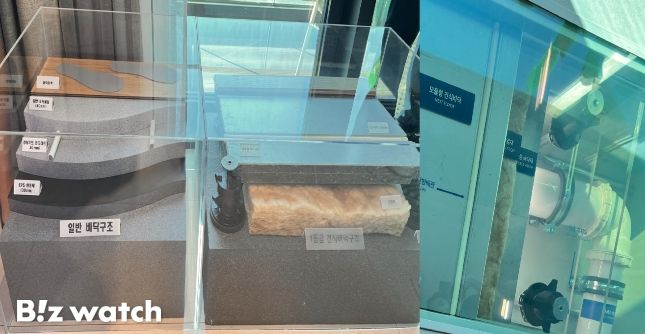 삼성물산 넥스트 플로어와 배관 구조/사진=김미리내 기자