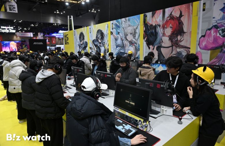 5일 국내 최대 애니메이션·게임 축제 'AGF 2025'가 경기 고양시 킨텍스 제1전시장에서 개막하고 있다./사진=이명근 기자 qwe123@