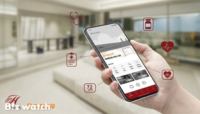현대건설 '마이힐스' 앱에 연동된 닥터나우 서비스(예시)/자료=현대건설