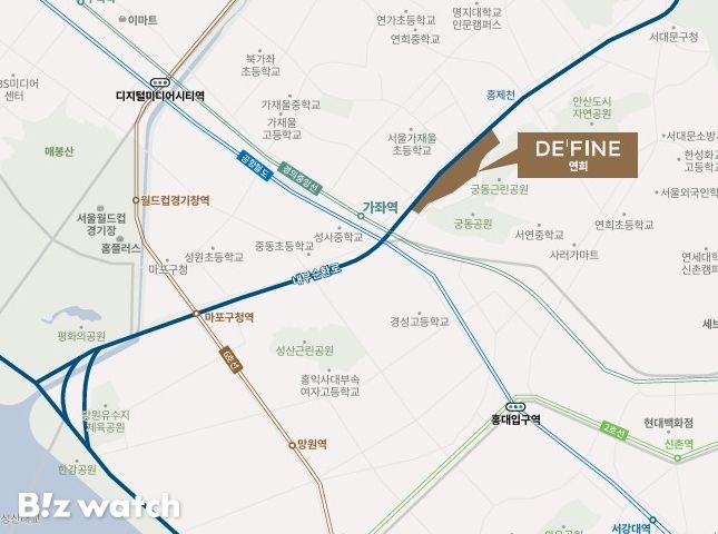 드파인 연희 위치도./자료=SK에코플랜트