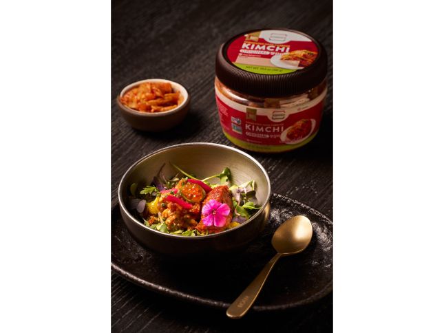 심성철 셰프의 꼬치에서 선보이고 있는 비빔밥 메뉴. 종가의 김치를 활용했다. / 사진=대상