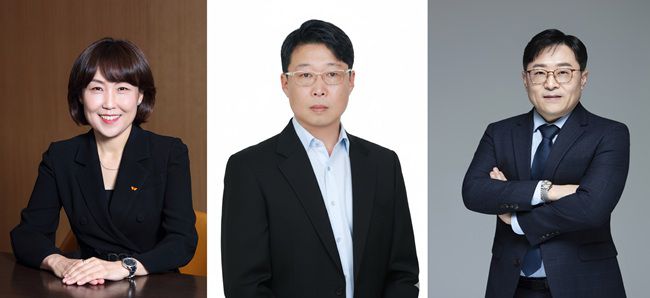 왼쪽부터 박진선 최고운영책임자, 이상윤 바이오연구본부장, 이범한 QE(품질우수) 실장 /사진=SK바이오사이언스