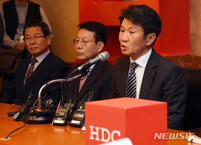 【서울=뉴시스】 정몽규 HDC그룹 회장.