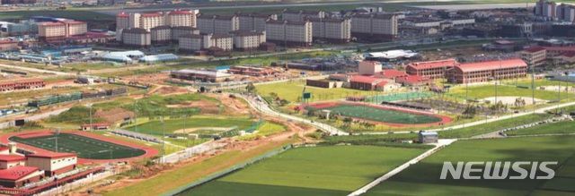 [서울=뉴시스] 박대로 기자 = 캠프 험프리스 전경. 2019.12.04. (사진=주한미군 제공)