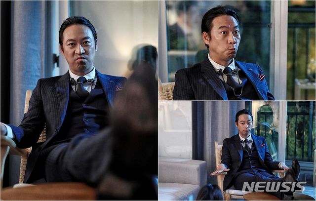 [서울=뉴시스]  JTBC 예능 프로그램 '장르만 코미디'의 '끝까지 보면 소름 돋는 이야기'에 출연한 탤런트 오만석 (사진=JTBC '장르만 코미디' 제공) 2020.05.29. photo@newsis.com