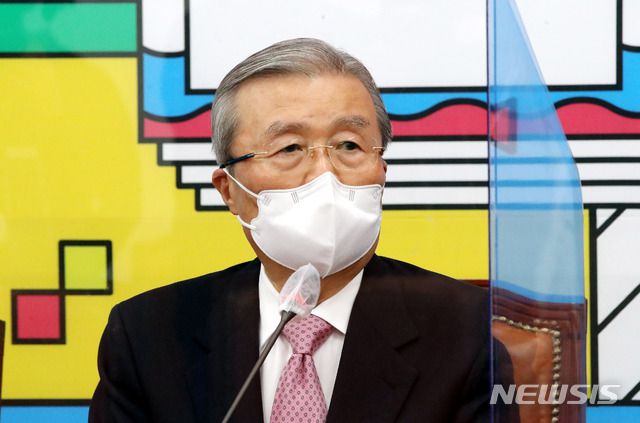 [서울=뉴시스]최동준 기자 = 김종인 국민의힘 비상대책위원장  28일 오전 국회에서 열린 서울시장 예비후보 간담회에서 발언하고 있다. (공동취재사진) 2021.02.28. photo@newsis.com