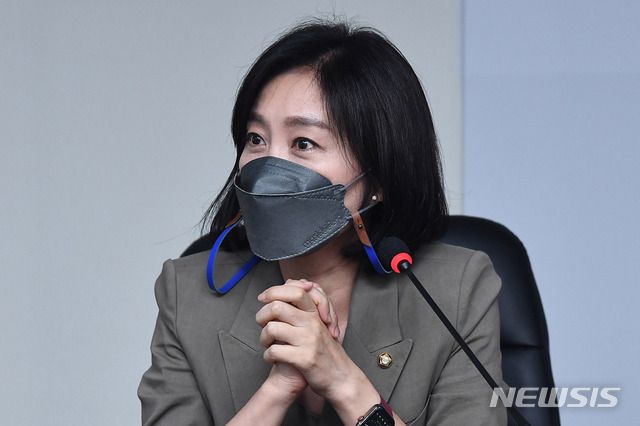 [서울=뉴시스]국회사진기자단 = 허은아 국민의힘 의원. 2021.06.23. photo@newsis.com